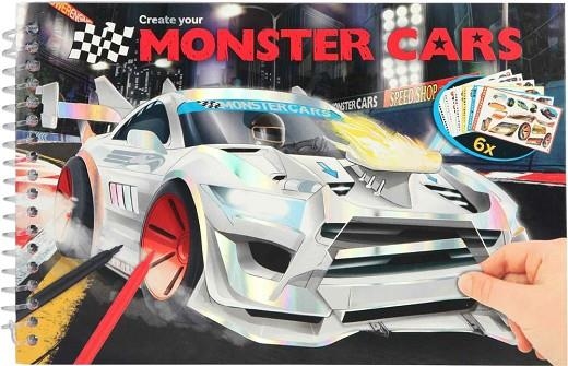 CUADERNO DE COLOREAR MONSTER CARS | 4010070413095