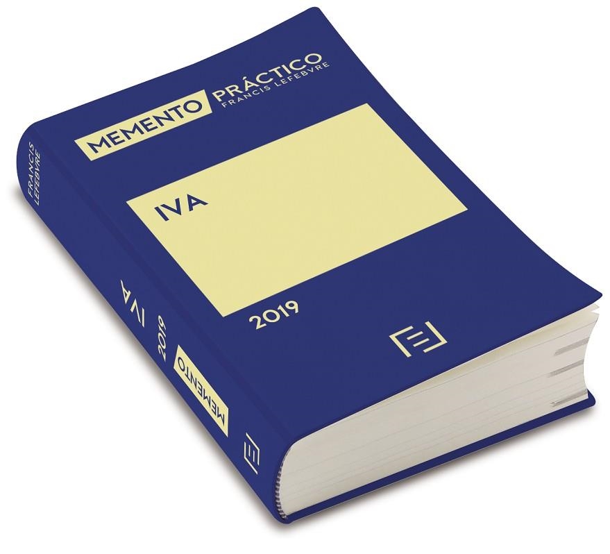 MEMENTO IVA 2019 | 9788417794040 | LEFEBVRE-EL DERECHO