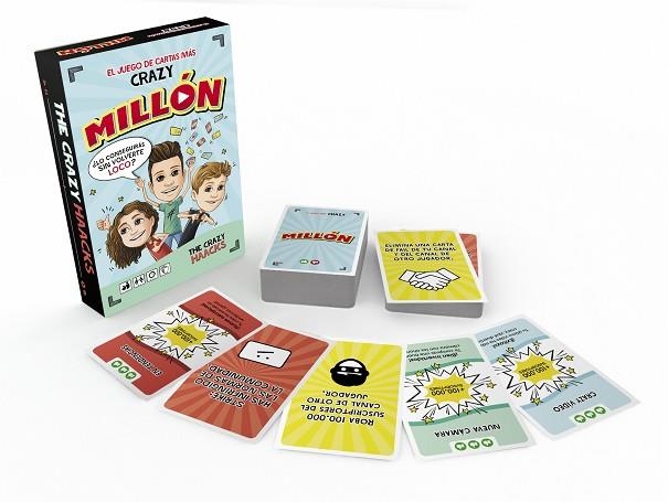 MILLÓN. EL JUEGO DE CARTAS MÁS CRAZY (THE CRAZY HAACKS) | 9788417922269 | THE CRAZY HAACKS