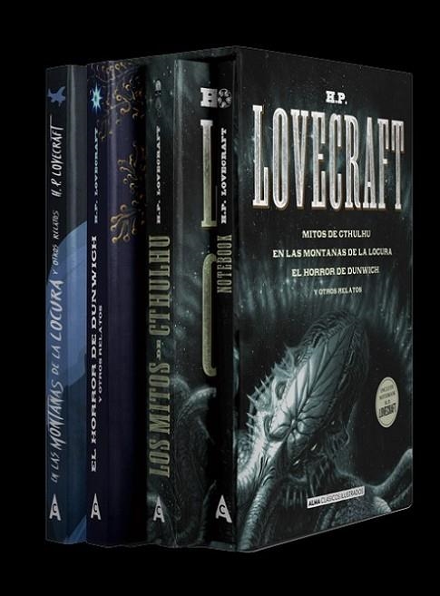 ESTUCHE - H.P. LOVECRAFT: MEJORES TÍTULOS + NOTEBOOK | 9788418008276 | LOVECRAFT, H. P.