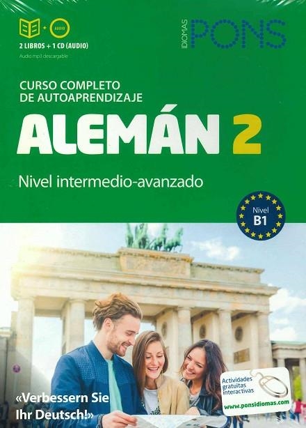 CURSO COMPLETO DE AUTOAPRENDIZAJE ALEMAN 2. NIVEL INTERMEDIO-AVANZADO | 9788416782246 | PONS