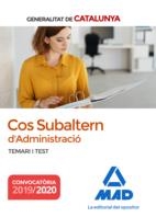 COS SUBALTERN DE L´ADMINISTRACIÓ DE LA GENERALITAT DE CATALUNYA. TEMARI I TEST | 9788414233603