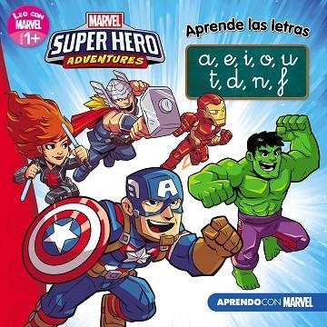 LOS VENGADORES. APRENDE LAS LETRAS A,E,I,O,U / T,D,N,F | 9788417630522 | MARVEL,