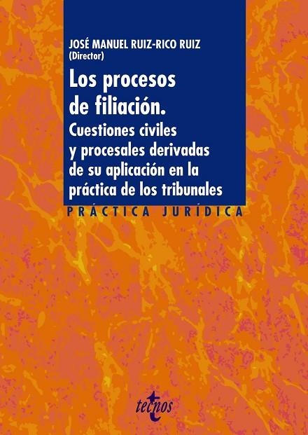 LOS PROCESOS DE FILIACIÓN. CUESTIONES CIVILES Y PROCESALES DERIVADAS DE SU APLICACIÓN EN LA PRÁCTICA DE LOS TRIBUNALES | 9788430978779 | RUIZ-RICO RUIZ, JOSÉ MANUEL/MARTÍN FUSTER, JESÚS/MARTÍN FUSTER, JOSÉ MANUEL/CARRASCO GÓMEZ, FLOR/MAR