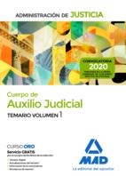 CUERPO DE AUXILIO JUDICIAL DE LA ADMINISTRACIÓN DE JUSTICIA. TEMARIO VOLUMEN 1 | 9788414227282