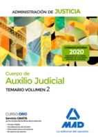 CUERPO DE AUXILIO JUDICIAL DE LA ADMINISTRACIÓN DE JUSTICIA. TEMARIO VOLUMEN 2 | 9788414227299