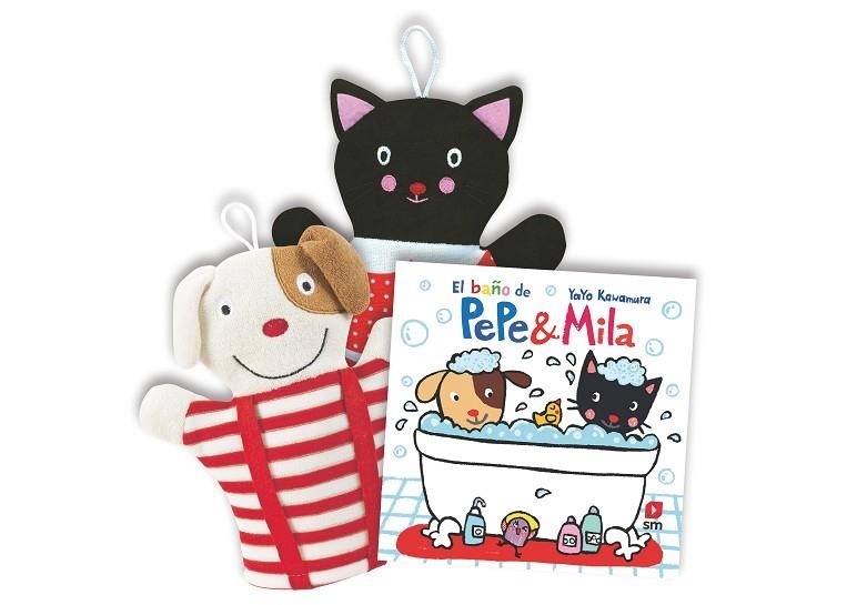 PACK DE EL BAÑO DE PEPE & MILA + MANOPLA | 9788413185170 | KAWAMURA, YAYO