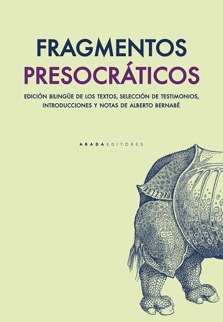 FRAGMENTOS PRESOCRÁTICOS | 9788417301507