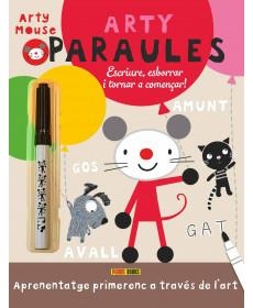 PARAULES. ESCRIURE , ESBORRAR I TORNAR A COMENÇAR! PEGATINES ESBORRABLES | 9788413343327 | STANLEY MANDY