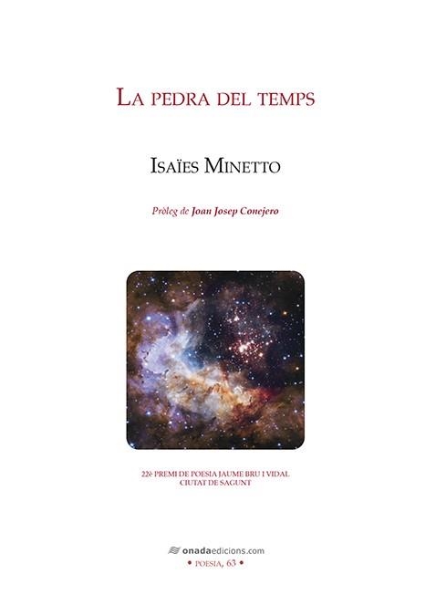 LA PEDRA DEL TEMPS (22 PREMI DE POESIA JAUME BRU I VIDAL CIUTAT DE SAGUNT) | 9788417638672 | MINETTO GOZÁLVEZ, ISAÏES