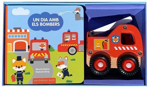 UN DIA AMB ELS BOMBERS  LLIBRE + COTXE DE FUSTA | 9788417759766 | GODEAU, NATACHA