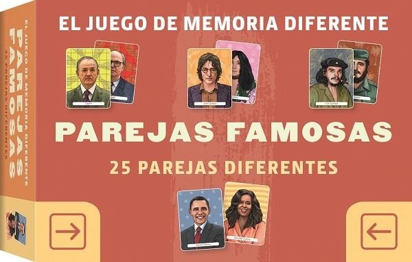 EL JUEGO DE MEMORIA DIFERENTE. PAREJAS FAMOSAS. 25 PAREJAS DIFERENTES | 9789463594875