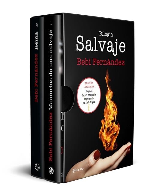 ESTUCHE BILOGÍA SALVAJE + COLGANTE (MEMORIAS DE UNA SALVAJE + REINA) | 9788408234654 | FERNÁNDEZ, BEBI