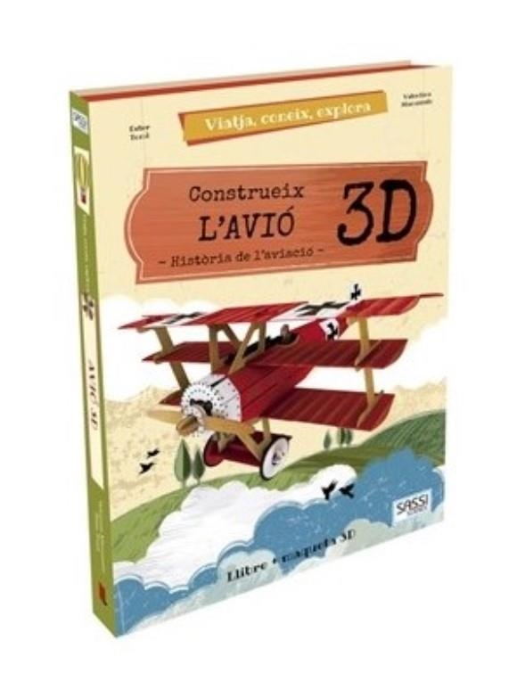 CONSTRUEIX AVIO 3D. LLIBRE + MAQUETA 3D | 9788417299811 | ESTER TOME, VALENTINA MANUZZATO