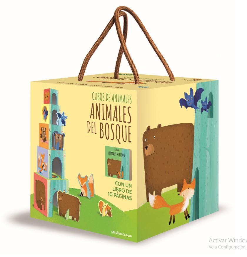 ANIMALES DEL BOSQUE. 5 CUBOS APILABLES DE ANIMALES | 9788417299736 | I. TREVISAN, M. GAULE