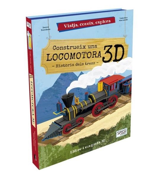 CONSTRUEIX UNA LOCOMOTORA 3D. LLIBRE + MAQUETA 3D | 9788417299828 | TREVISAN, IRENA/ MANUZZATO, VALENTINA