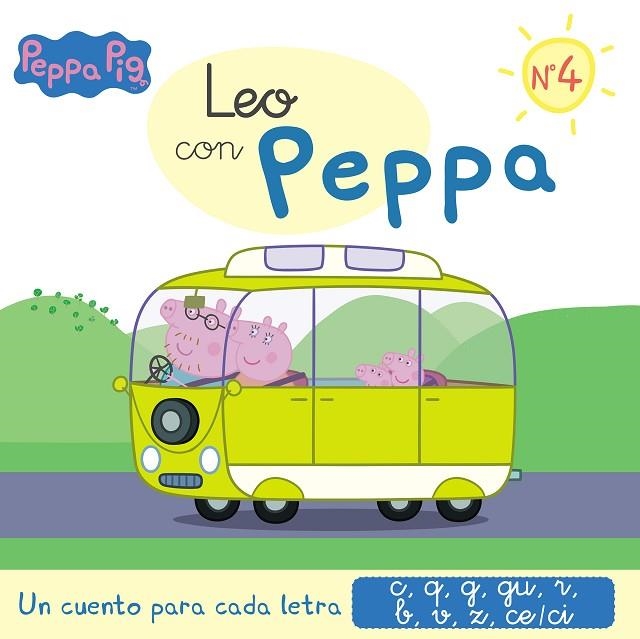 UN CUENTO PARA CADA LETRA: C, Q, G, GU, R (SONIDO SUAVE), B, V, Z, CE-CI (LEO CON PEPPA 4) | 9788448852030 | HASBRO,/EONE,