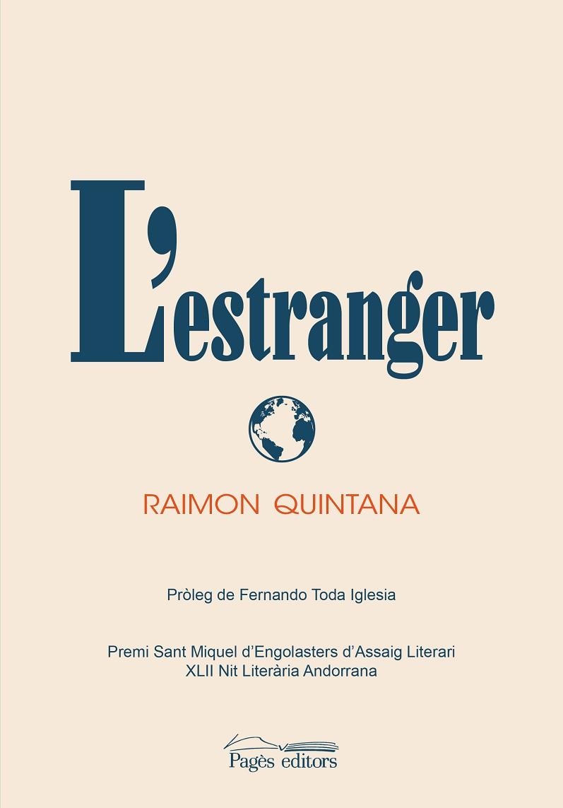 L'ESTRANGER | 9788413032177 | QUINTANA MIRÓ, RAIMON