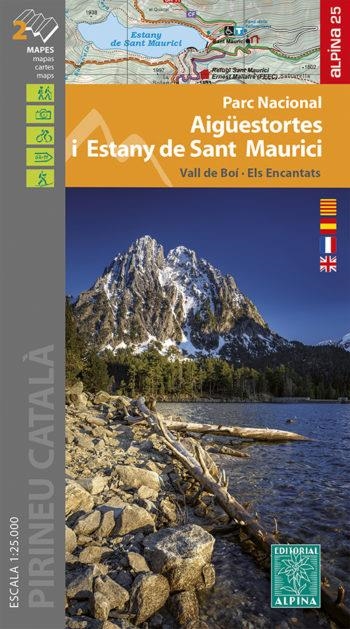 PARC NACIONAL AIGÜESTORTES I ESTANY DE SANT MAURICI. MAPA 1:25000 | 9788480908443