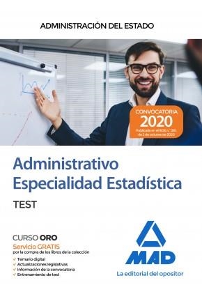 ADMINISTRATIVO DE LA ADMINISTRACIÓN DEL ESTADO, ESPECIALIDAD ESTADÍSTICA. TEST | 9788414242353 | 7 EDITORES/GUERRERO ARROYO, JOSE ANTONIO/SOUTO FERNÁNDEZ, RAFAEL SANTIAGO/TORRES FONSECA, TERESA/SUÁ