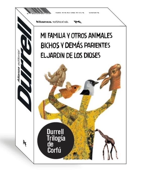 TRILOGÍA DE CORFÚ. MI FAMILIA Y OTROS ANIMALES  + BICHOS Y DEMAS PARIENTES + EL JARDIN DE LOS DIOSES  | 9788413623665 | DURRELL, GERALD