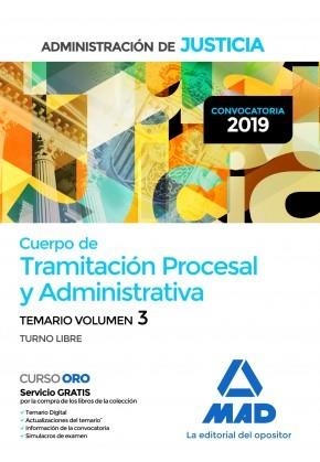 CUERPO DE TRAMITACIÓN PROCESAL Y ADMINISTRATIVA  DE LA ADMINISTRACIÓN DE JUSTICIA TOMO 3. TURNO LIBRE | 9788414227312 | DORADO PICÓN, ANTONIO/RODRÍGUEZ RIVERA, FRANCISCO ENRIQUE/DORADO PICÓN, DOMINGO