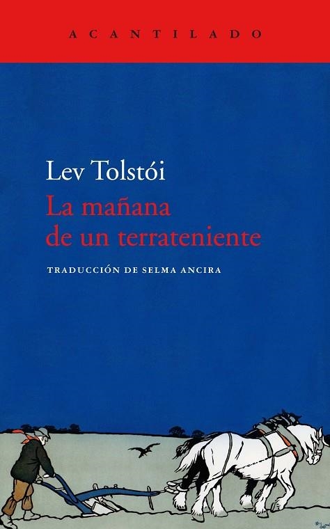 LA MAÑANA DE UN TERRATENIENTE | 9788418370267 | TOLSTÓI, LEV