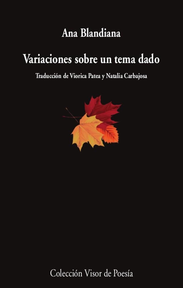 VARIACIONES SOBRE UN TEMA DADO | 9788498954333 | BLANDIANA, ANA