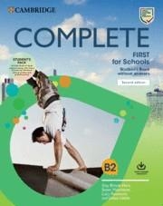 COMPLETE FIRST FOR SCHOOLS SECOND EDITION. STUDENT'S BOOK PACK (SB WO ANSWERS W | 9781108647366 | DE SOUZA,NATASHA