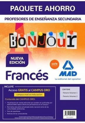 PAQUETE AHORRO FRANCÉS CUERPO DE PROFESORES DE ENSEÑANZA SECUNDARIA | 9788414214251