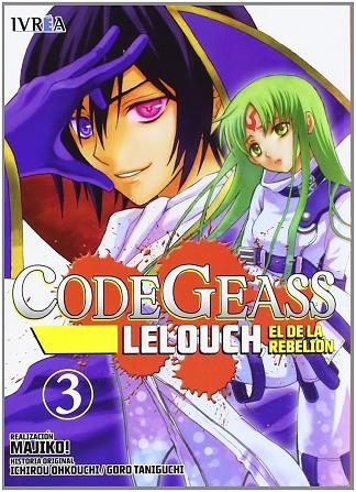 CODE GEASS LELOUCH, EL DE LA REBELION 03 | 9788415680963 | MAJIKO!