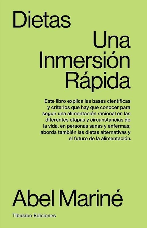 DIETAS UNA INMERSION RAPIDA | 9788413478227 | MARINË FONT, ABEL