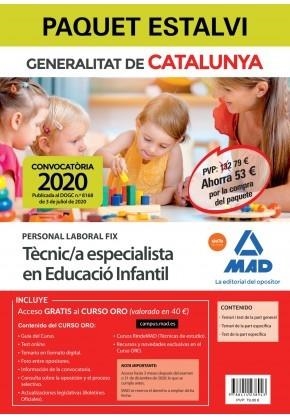 PAQUET ESTALVI PERSONAL LABORAL FIX DE TÈCNIC/A ESPECIALISTA EN EDUCACIÓ INFANTIL | 9788414238943 | CENTRO DE ESTUDIOS VECTOR, S.L./CLAVIJO GAMERO, ROCÍO/SILVA GARCÍA, LUIS/ROJO FRANCO, ENCARNA/RIERA 