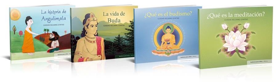 BUDISMO PARA NIÑOS. NIVELES 1 A 4  COLECCION 4 LIBROS | 9788416472970 | GUESHE KELSANG GYATSO