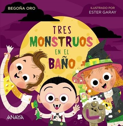 TRES MONSTRUOS EN EL BAÑO (MAJUSCULES) | 9788469888612 | ORO, BEGOÑA