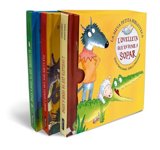 PACK LA MEVA PETITA BIBLIOTECA L'OVELLETA QUE VA VENIR A SOPAR  | 9788448858940 | SMALLMAN, STEVE/DREIDEMY, JOËLLE