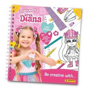 LLIBRETA BE CREATIVE WITH LOVE DIANA + 100 STICKERS | 9788411012027