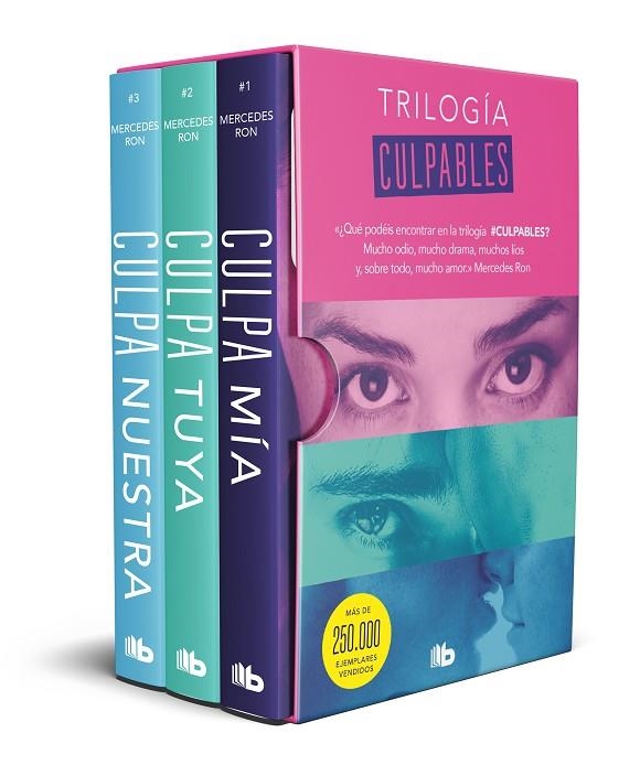 PACK TRILOGÍA CULPABLES ESTUCHE CULPA MIA + CULPA TUYA + CULPA NUESTRA  | 9788413144375 | RON, MERCEDES