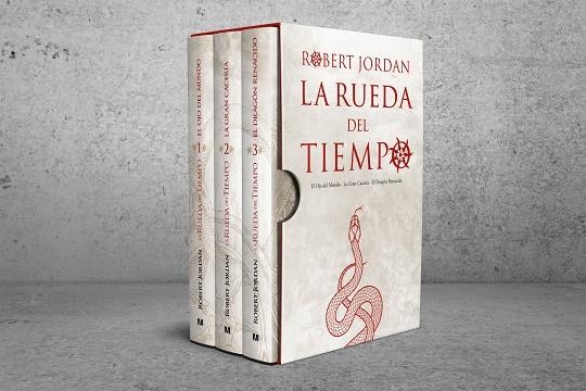 ESTUCHE LA RUEDA DEL TIEMPO. EL OJO DEL MUNDO + LA GRAN CACERIA + EL DRAGON RENACIDO | 9788445011980 | JORDAN, ROBERT