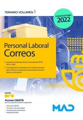 PERSONAL LABORAL DE CORREOS Y TELÉGRAFOS. TEMARIO VOLUMEN 1 | 9788414249857 | GUILLÉN GIL, LUIS IGNACIO/FORUM DE DE CATALUNYA/GUILLEN DIAZ, LOURDES ALEJANDRA