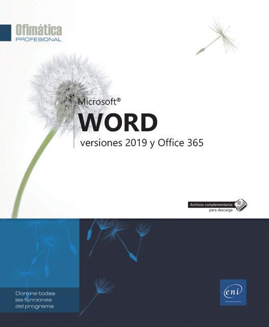 WORD VERSIONES 2019 Y OFFICE 365 | 9782409020087