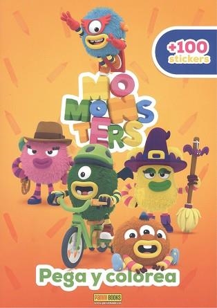 MONSTERS PEGA Y COLOREA +100 STICKERS | 9788427872691 | VV.AA.