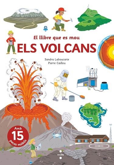 VOLCANS. EL LLIBRE QUE ES MOU (AMB 15 PECES MOBILS) | 9788466150316 | LABOUCARIE, SANDRA