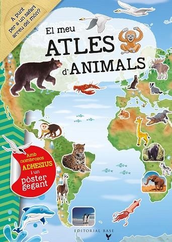 EL MEU ATLES D'ANIMALS. PEGATINES | 9788418434853