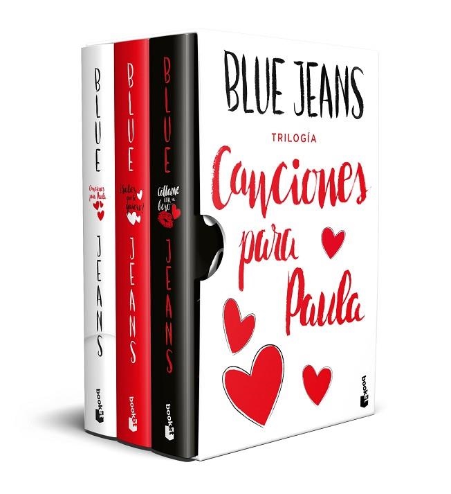 ESTUCHE TRILOGÍA CANCIONES PARA PAULA. CANCIONES PARA PAULA, SABES UE TE QUIERO, CALLAME CON IN BESO | 9788408258414 | BLUE JEANS