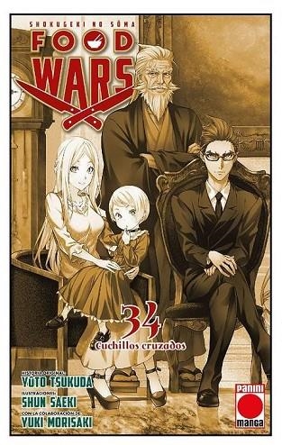 FOOD WARS 34 CUCHILLOS CRUZADOS | 9788411013109 | TSUKUDA, YUTO/SAEKI, SHUN