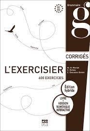 L'EXERCISIER 600 EXERCICES CORRIGES B1-B2 | 9782706152092 | MARSAL / RICHEU / DESCOTES