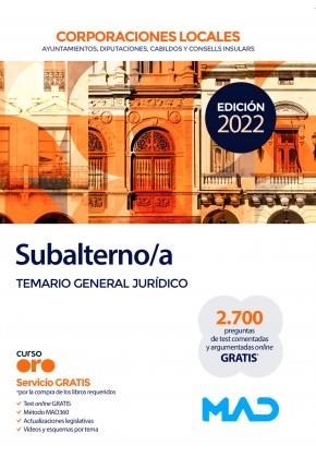 SUBALTERNO/A DE CORPORACIONES LOCALES. TEMARIO GENERAL JURÍDICO | 9788414257302 | 7 EDITORES/SOUTO FERNÁNDEZ, RAFAEL SANTIAGO/TORRES FONSECA, TERESA