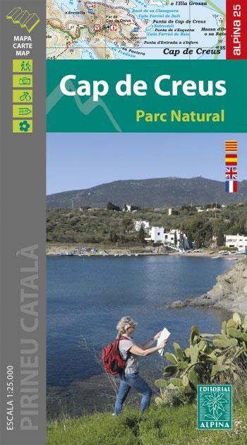 CAP DE CREUS  PARC NATURAL 1:25000 | 9788480909426