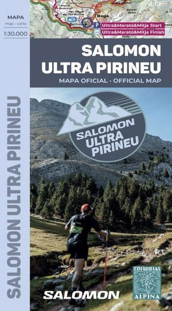 ULTRA PIRINEU SALOMON 1 MAPA 1:30.000 + FITXES TÈCNIQUES DE LES CURSES | 9788480907187